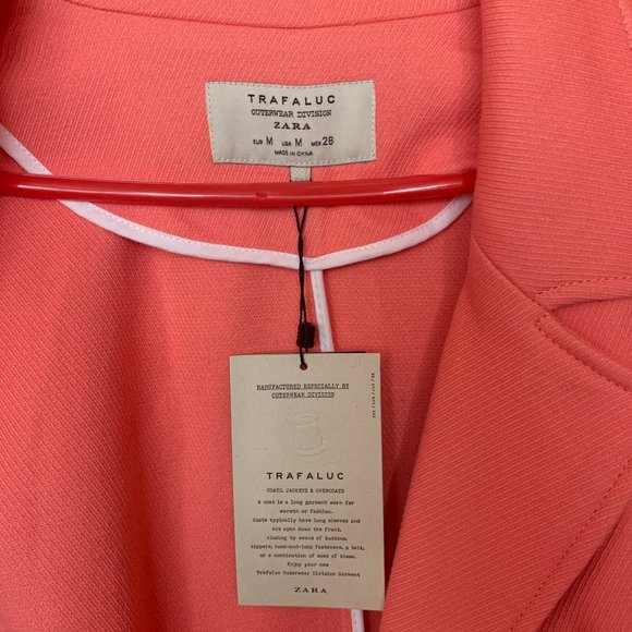NWT Zara Pink Blazer Jacket | Size M - Picture 6 of 6